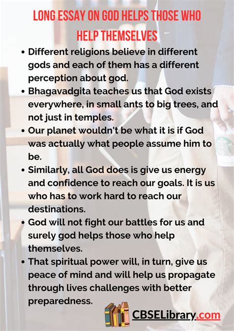 God Helps Those Who Help Themselves Essay Essay On God Helps Those