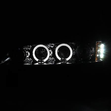 Spec D Tuning Honda Accord Halo Led Projector Chrome Lhp Acd