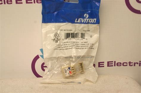 Leviton Rri Quickport Rca Type Red Barrel Ivory Rri