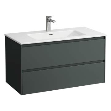 LAUFEN PRO Set LANI Waschtisch mit Überlauf inkl. Waschtischunterbau ...