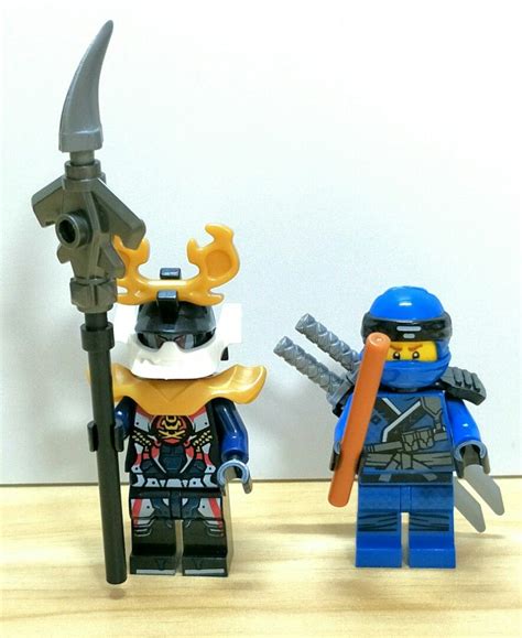 Building Blocks Ninjago Blue Ninja Jay and Villain Samurai X (Lego ...