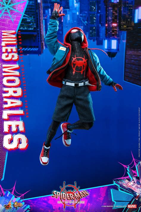 Hot Toys Spider Man Into The Spider Verse 1 6 Miles Morales Figures