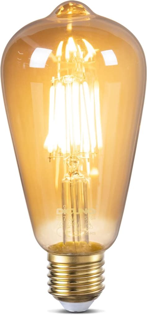 ASANMU Ampoule LED Edison 1 Pièces E27 Vintage Lampe Décorative Rétro