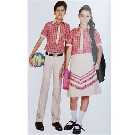 Dress Land School Uniform Cotton Shirt At ₹ 550piece Kids School