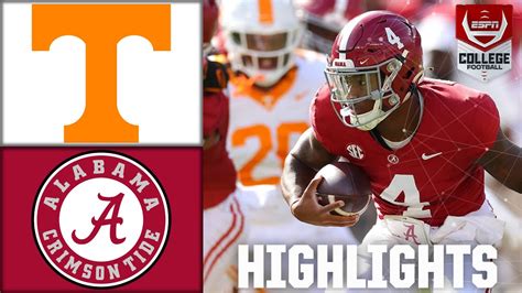 Tennessee Volunteers Vs Alabama Crimson Tide Full Game Highlights