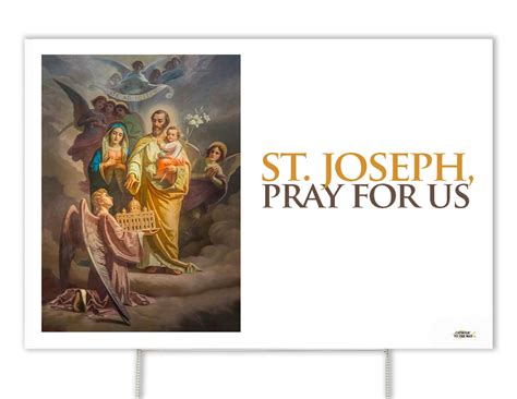 St. Joseph Patron of the Church Yard Sign - Nelson Gifts Wholesale