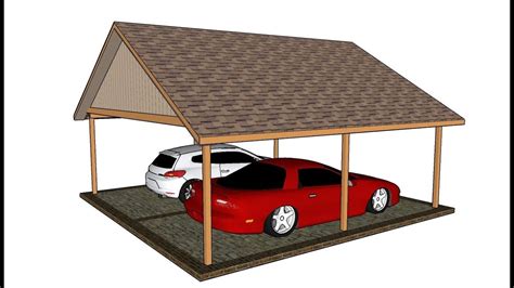 Double Carport Design Plans - Carport | Minimalist and Modern Car Garage