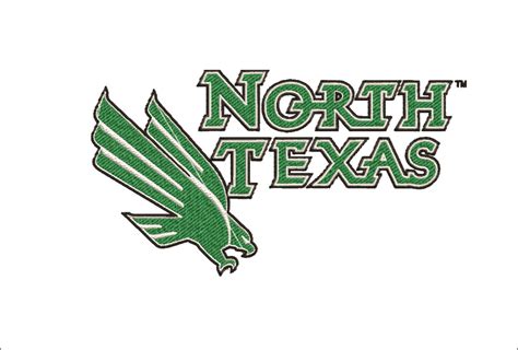 North Texas Mean Green State University embroidery design -North Texas ...