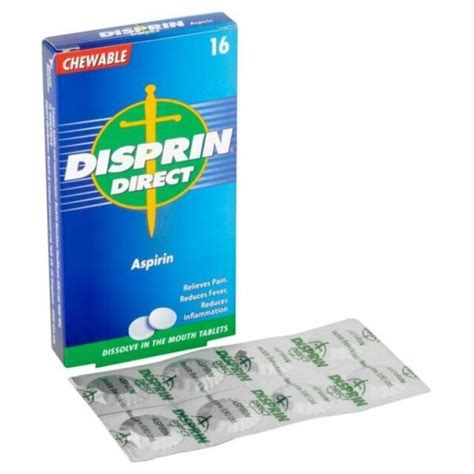 Disprin Aspirin 12 Chewable Tablets