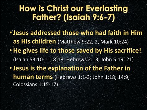 PPT - Christ as Everlasting Father in Isaiah 9:6-7: Distinct Beings