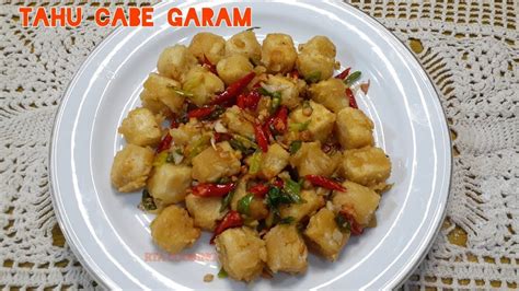 Resep Tahu Cabe Garam Kriuk Enak Mudah Simple Youtube