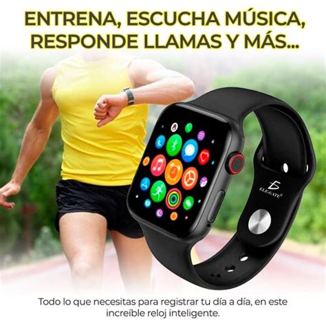 Smart Watch T500 Negro Contesta Llamadas Bluetooth Ritmo Cardiaco