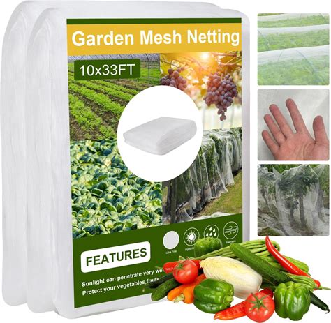 Garden Netting 10x394ft Ultra Fine Mesh Insect Netting