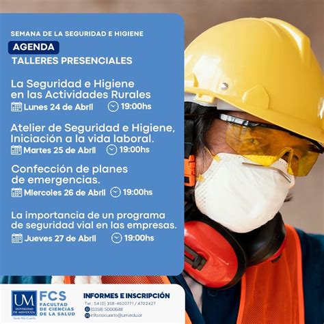 Week Of Hygiene And Safety At Work Universidad De Mendoza