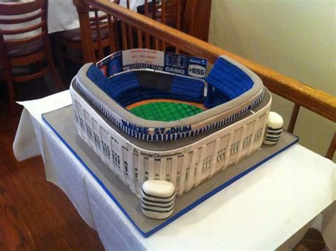 Yankee Stadium Cake Baseball Party Yankee Stadium Sports Theme Dark