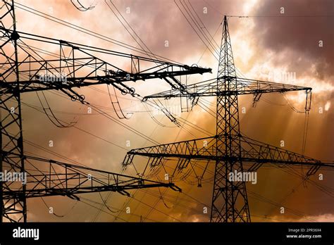 Voltage Electricity Power Distribution Hi Res Stock Photography And