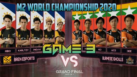 M2 MOBILE LEGENDS WORLD CHAMPIONSHIP GRAND FINALS 2020 BREN ESPORTS