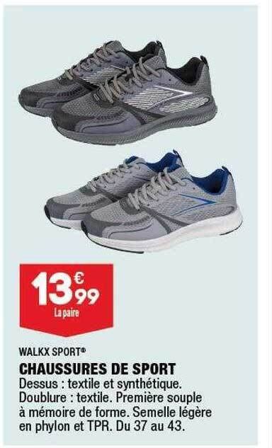 Promo Chaussures De Sport Walkx Sport Chez ALDI