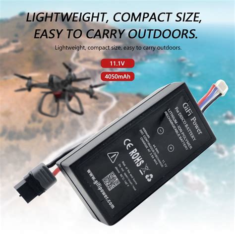 Ekousn V Mah Lipo Battery Outdoor Drone Backup Battery For