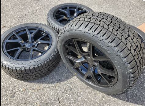 20 Fits Jeep Grand Cherokee Dodge Durango R T Srt8 Srt Trackhawk Wheel And Tire Package Gloss