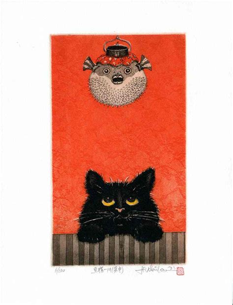 Black Cat Summer 2100 2020 12 18 By 8 12 Inches From Hiroto Norikane