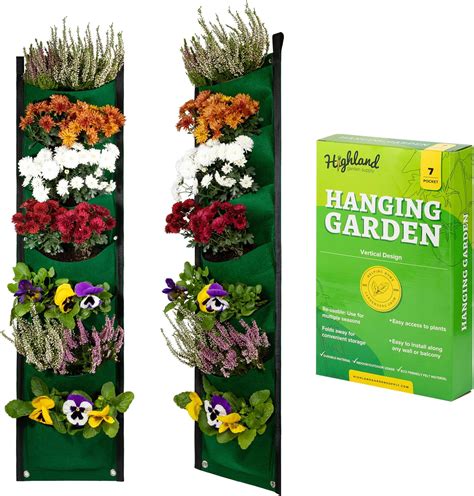 Amazon Meiwo Pack Hanging Planter For Outdoor Plants Pocket