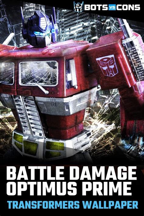 'Battle Damage Optimus Prime' Transformers Wallpaper