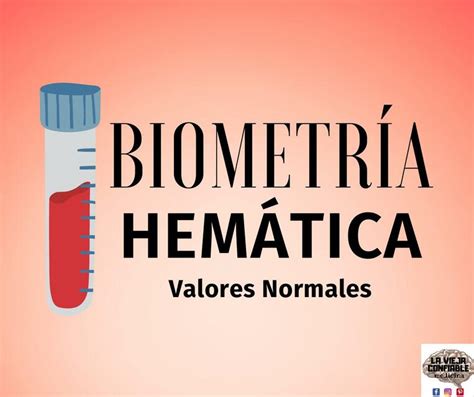 Biometría Hemática La Vieja Confiable Medicina uDocz