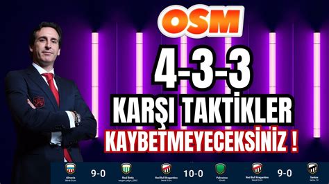 Osm Kar I Takt K Counter Tactic Onl Ne Soccer Manager