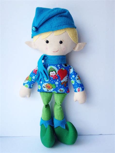 Plush Elf Misfitelf Cloth Doll Christmas Elf Etsy Christmas Elf Doll Elf Doll Christmas Elf