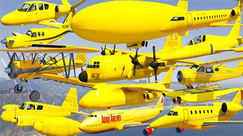 Gta V Every Ultra Yellow Airplanes Autumn Fall Best Extreme Longer