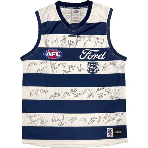 Geelong Cats 2024 Squad Signed Official Guernsey Taylormade