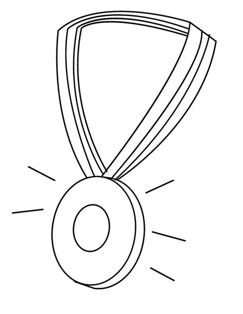 Olympic Medal Coloring Page Coloring Home