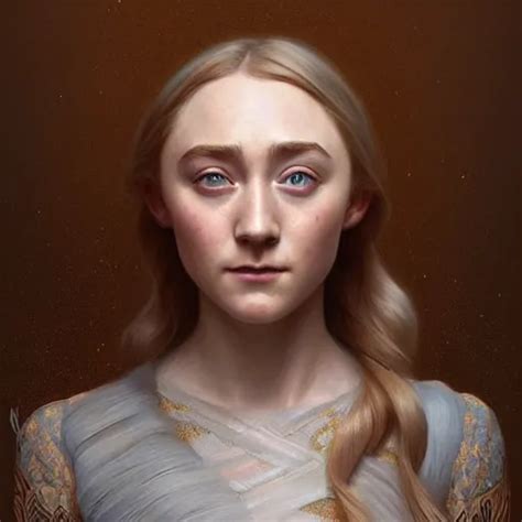 Beautiful Natural Saoirse Ronan Intricate Elegant Stable Diffusion