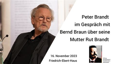 Podiumsgespräch mit Peter Brandt und Bernd Braun 16 11 2023