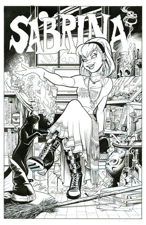 Pin By Sarah Harrell On Sabrina The Teenage Witch Witch Coloring