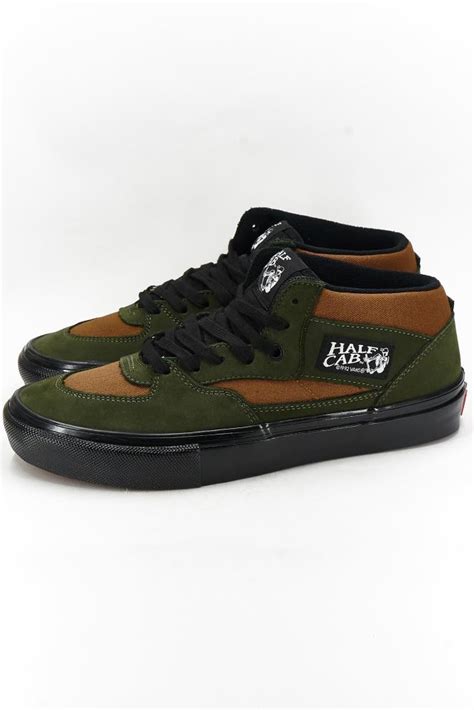 Vans Half Cab Skate Nubuck Beef Broccoli Skateshoes Schuhe Mantis