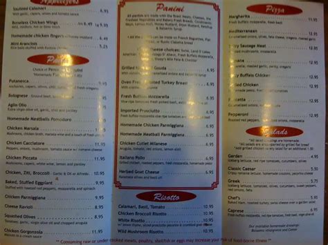 Basta Pasta Menu, Menu for Basta Pasta, Cambridgeport, Boston ...