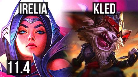 Irelia Vs Kled Top 10 Solo Kills 14 1 2 Legendary 300 Games