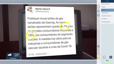 Governo Anuncia Redução Nas Tarifas De Gás Canalizado Em Mg Mg1 G1