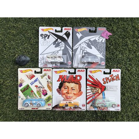 Hot Wheels 2016 Pop Culture Mad Magazine Set Of 5pcs Shopee Malaysia