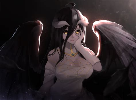 Albedo Overlord Anime Hd Wallpaper By Ariinine