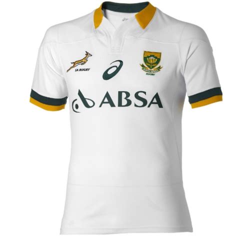 South Africa Springboks Away Rugby Jersey 2014 15 Asics