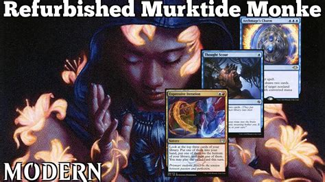 Refurbished Murktide Monke Modern Mtgo Jeskai Monke Murktide