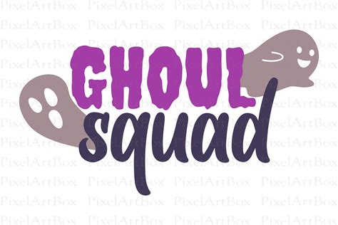 Ghoul Squad Svg Cut File Commercial Use Silhouette Etsy