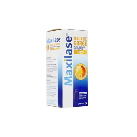 Maxilase Maux De Gorge 200 Ml Toux Et Maux De Gorge