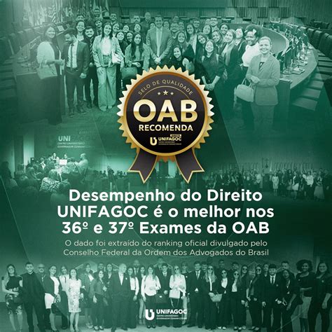 Not Cias Desempenho Do Direito Unifagoc O Melhor De Ub Nos E