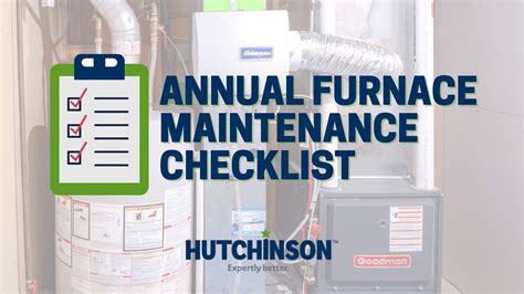 Annual Furnace Maintenance Checklist Easy Steps Updated