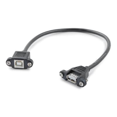 USB 2.0 A-B Dual Panel-Mount Cable - Semtron, Inc.