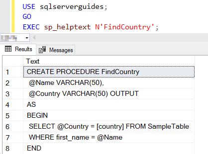 How To View Stored Procedure In SQL Server DatabaseFAQs